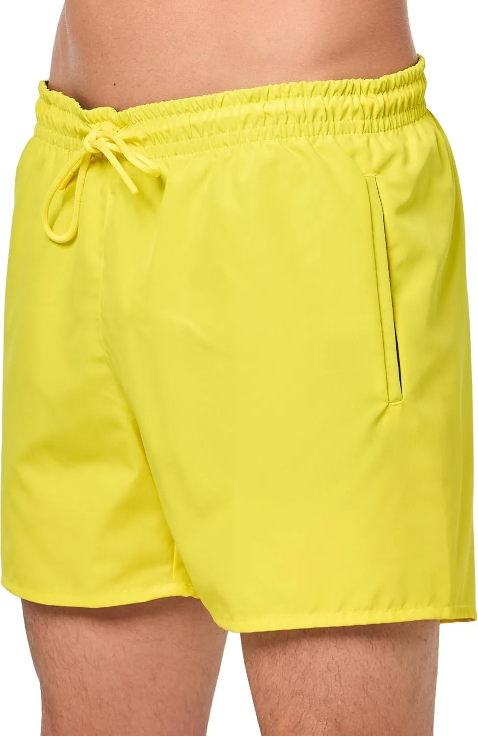 Lacoste Men's Lightweight Monochrome Swim Trunks