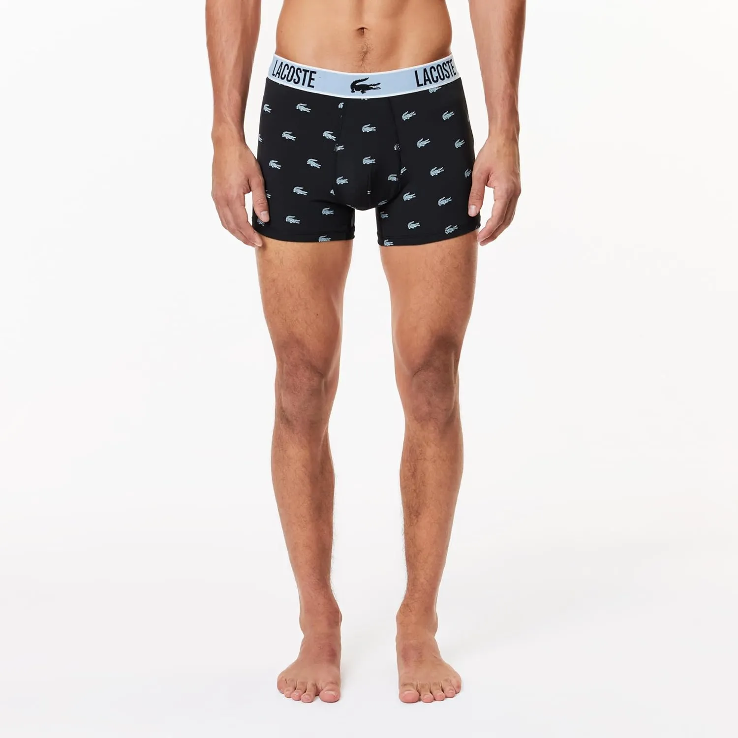 Lacoste Men's Recycled Polyester Jersey Trunk Three-Pack
