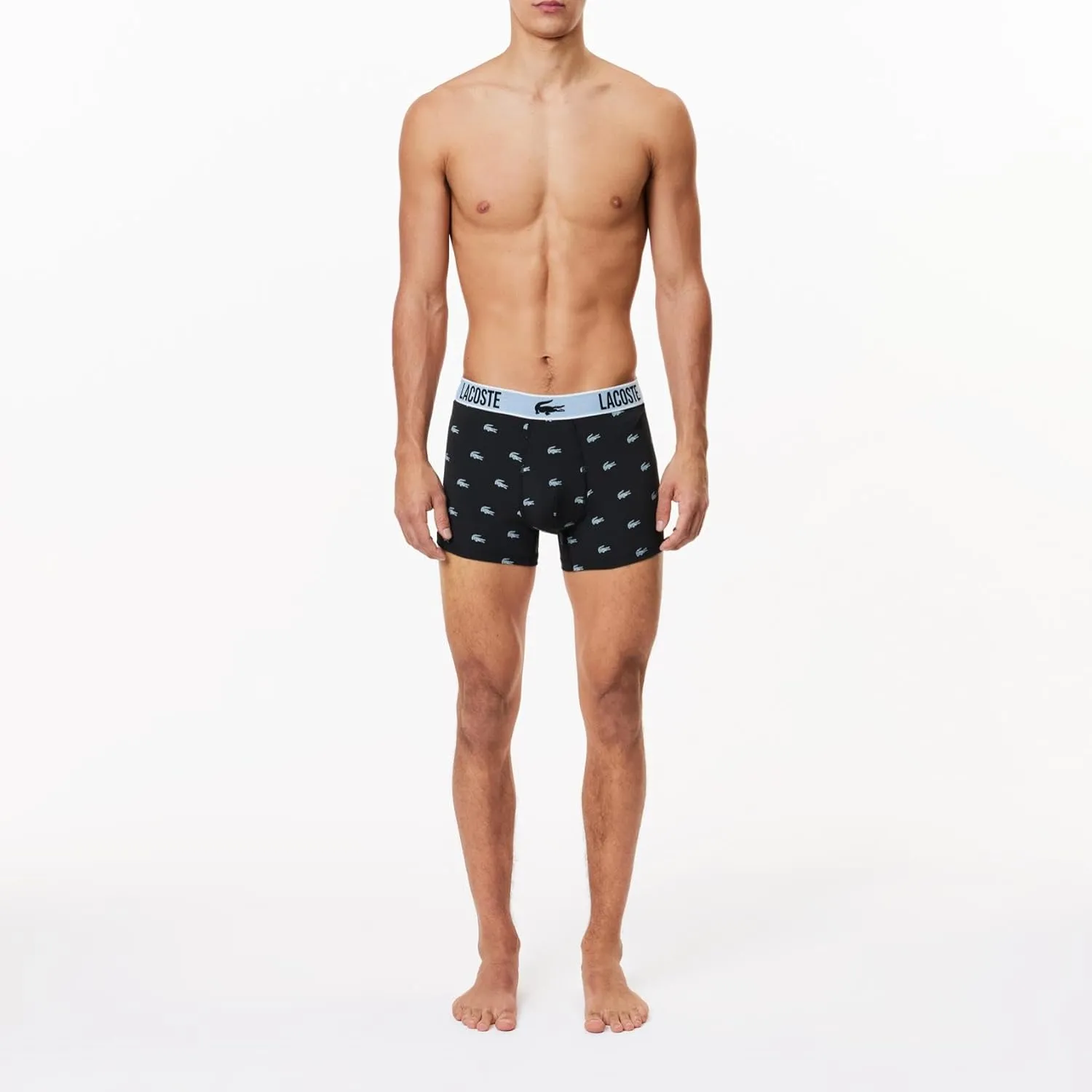Lacoste Men's Recycled Polyester Jersey Trunk Three-Pack