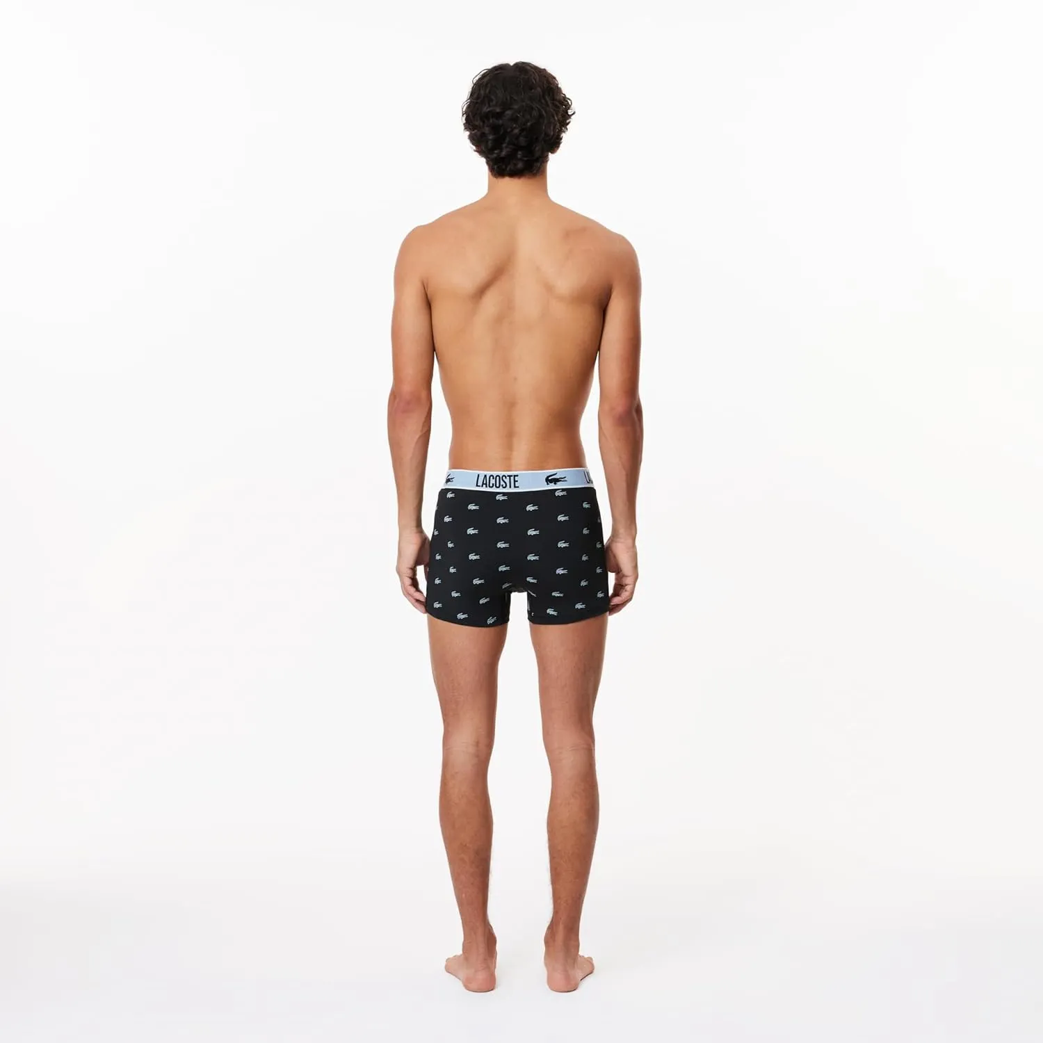Lacoste Men's Recycled Polyester Jersey Trunk Three-Pack