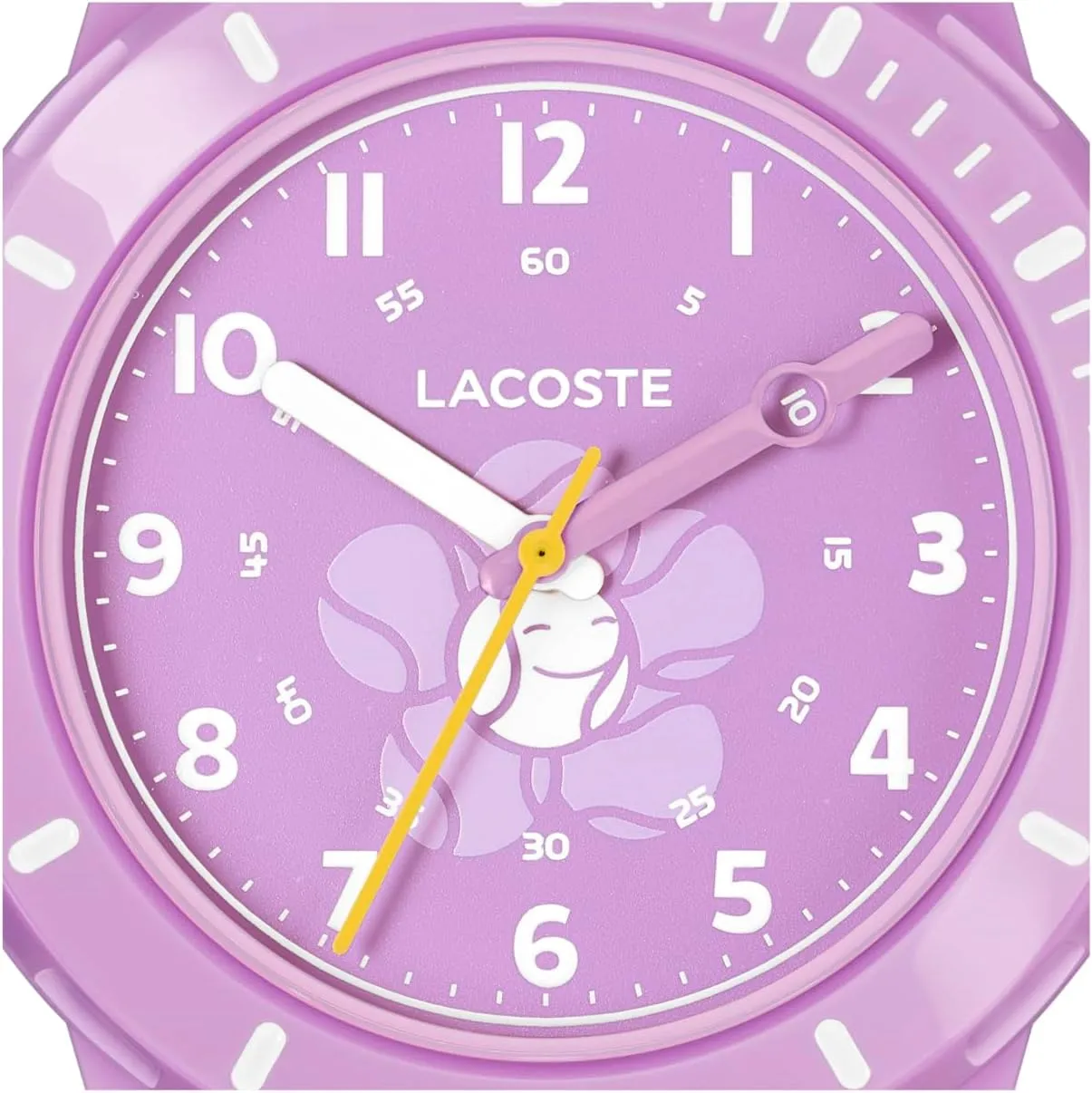 Lacoste Mini Tennis Kids 3H Quartz Watch, Silicone Strap, Water Resistant Up to 5ATM/50 Meters - Easy to Read, Playful Wear - 34.5mm