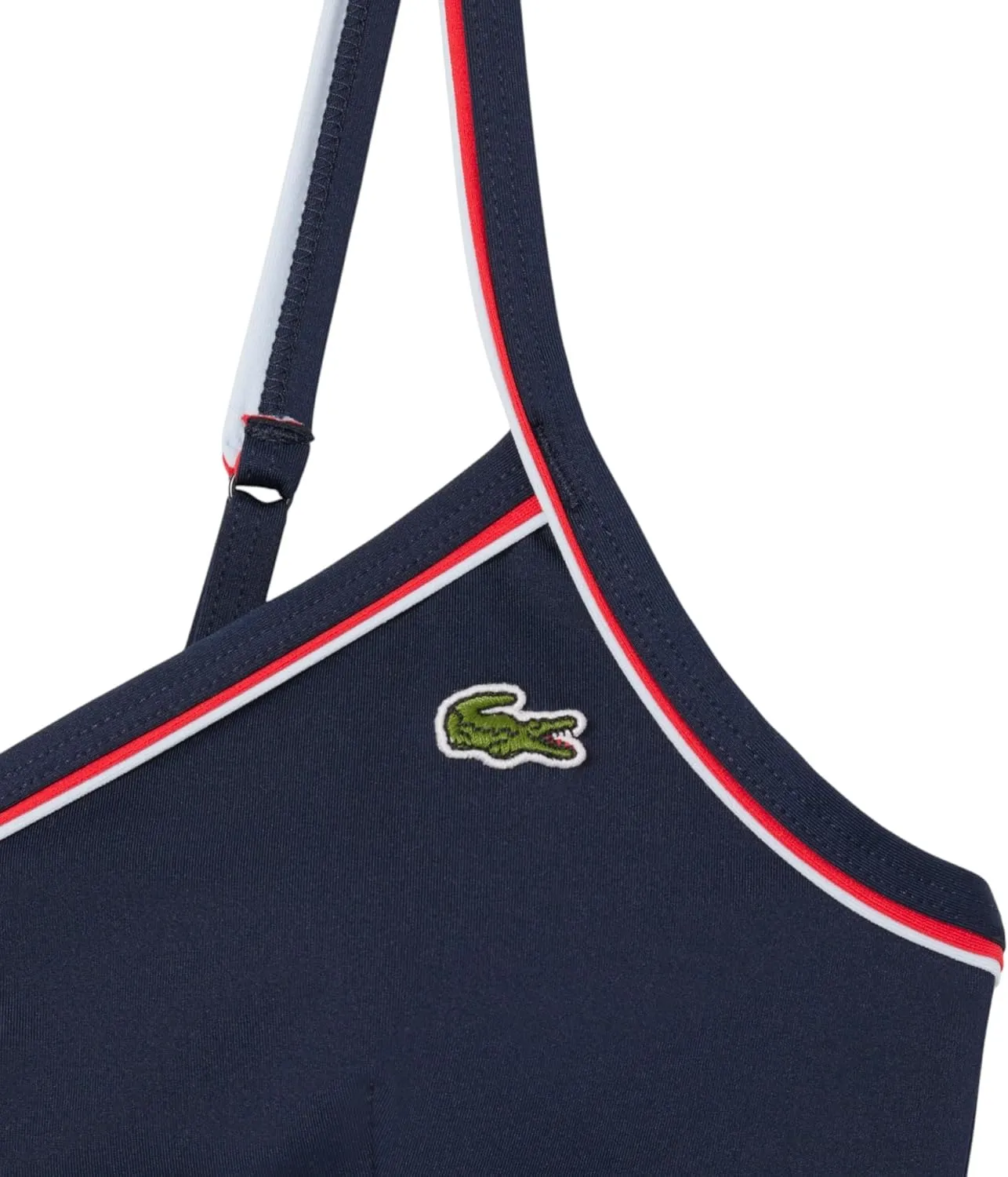 Lacoste Women's Trim Accent Swim Top