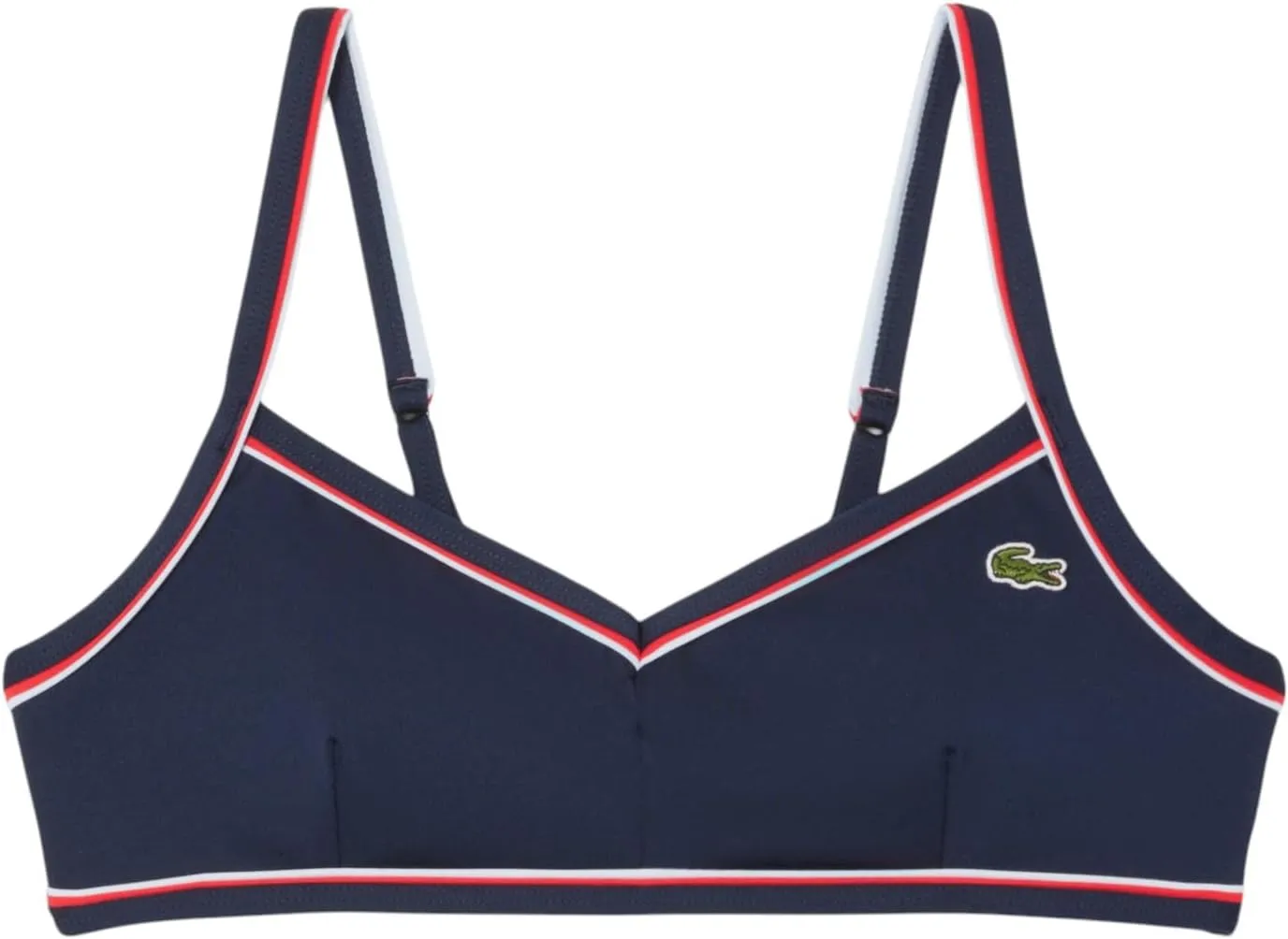 Lacoste Women's Trim Accent Swim Top