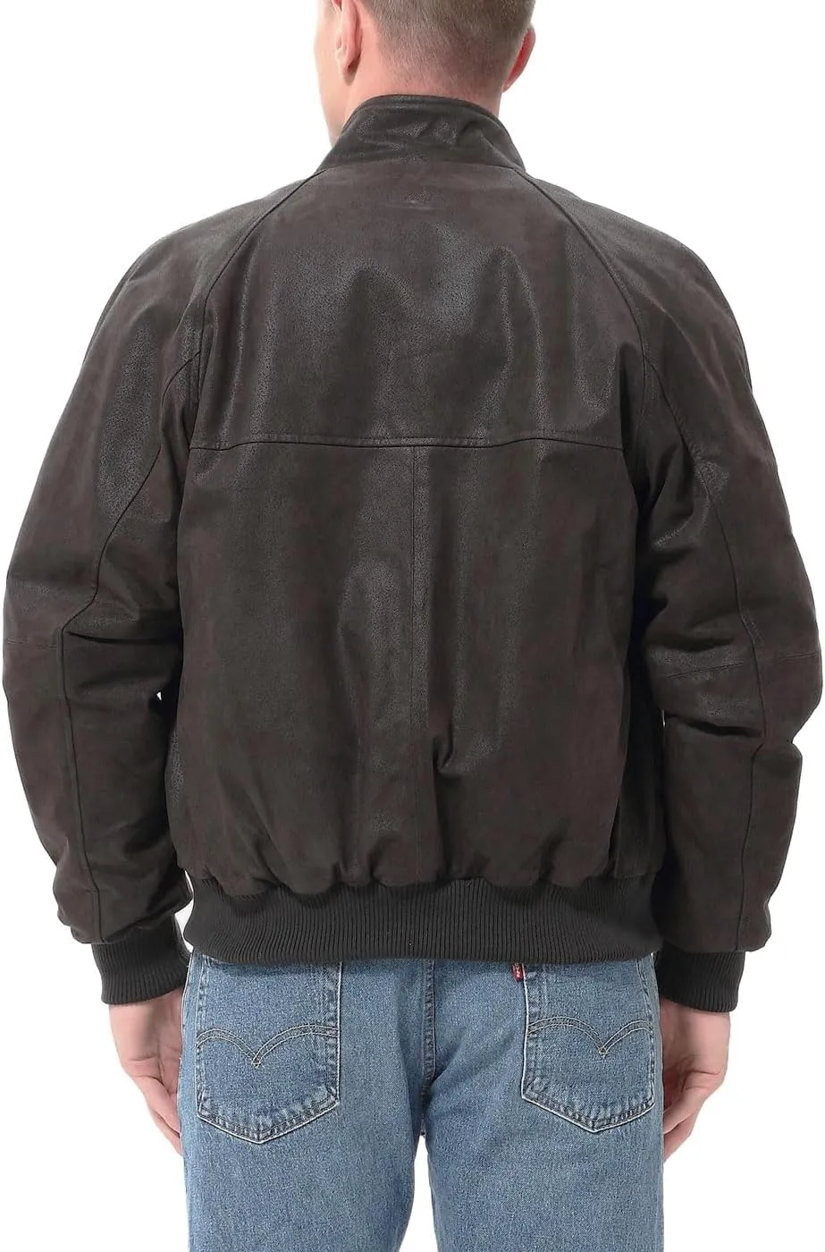 Landing Leathers Men WWII Leather Bomber Jacket (Also available in Big and Tall)