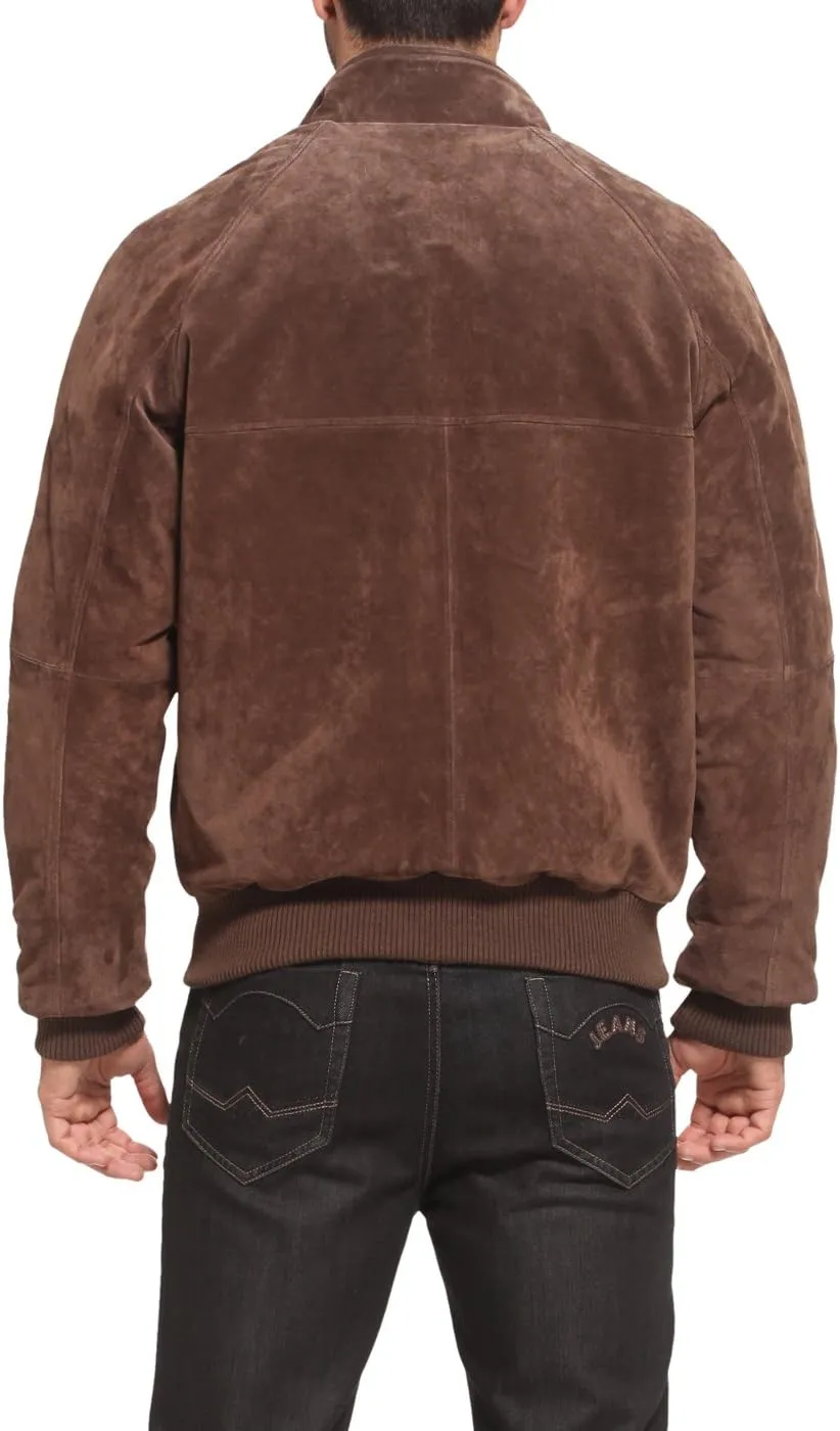 Landing Leathers Men WWII Leather Bomber Jacket (Also available in Big and Tall)