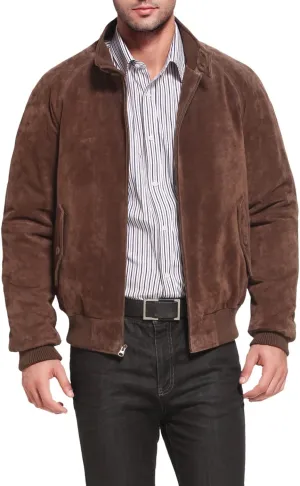 Landing Leathers Men WWII Leather Bomber Jacket (Also available in Big and Tall)