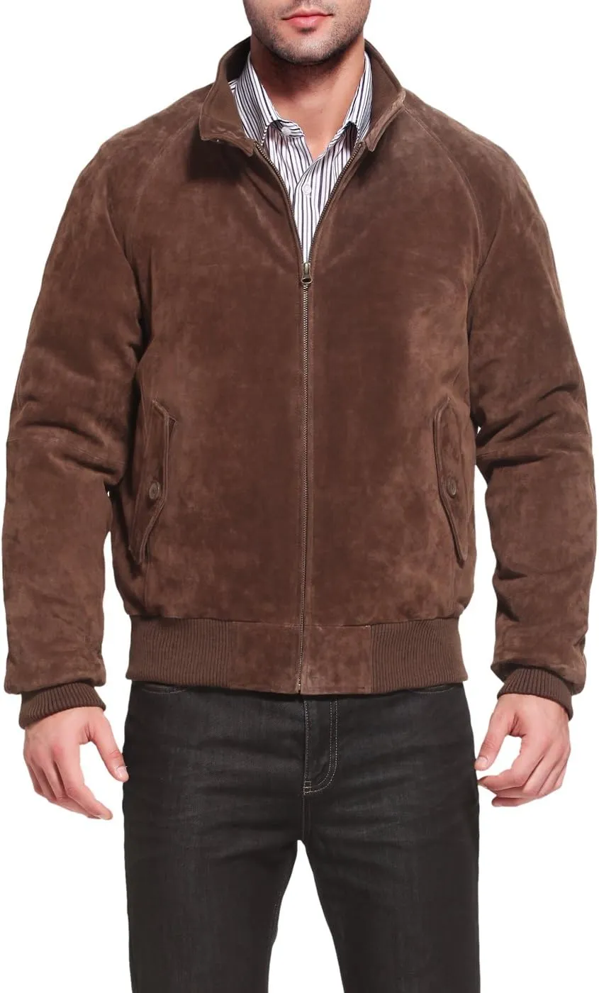 Landing Leathers Men WWII Leather Bomber Jacket (Also available in Big and Tall)