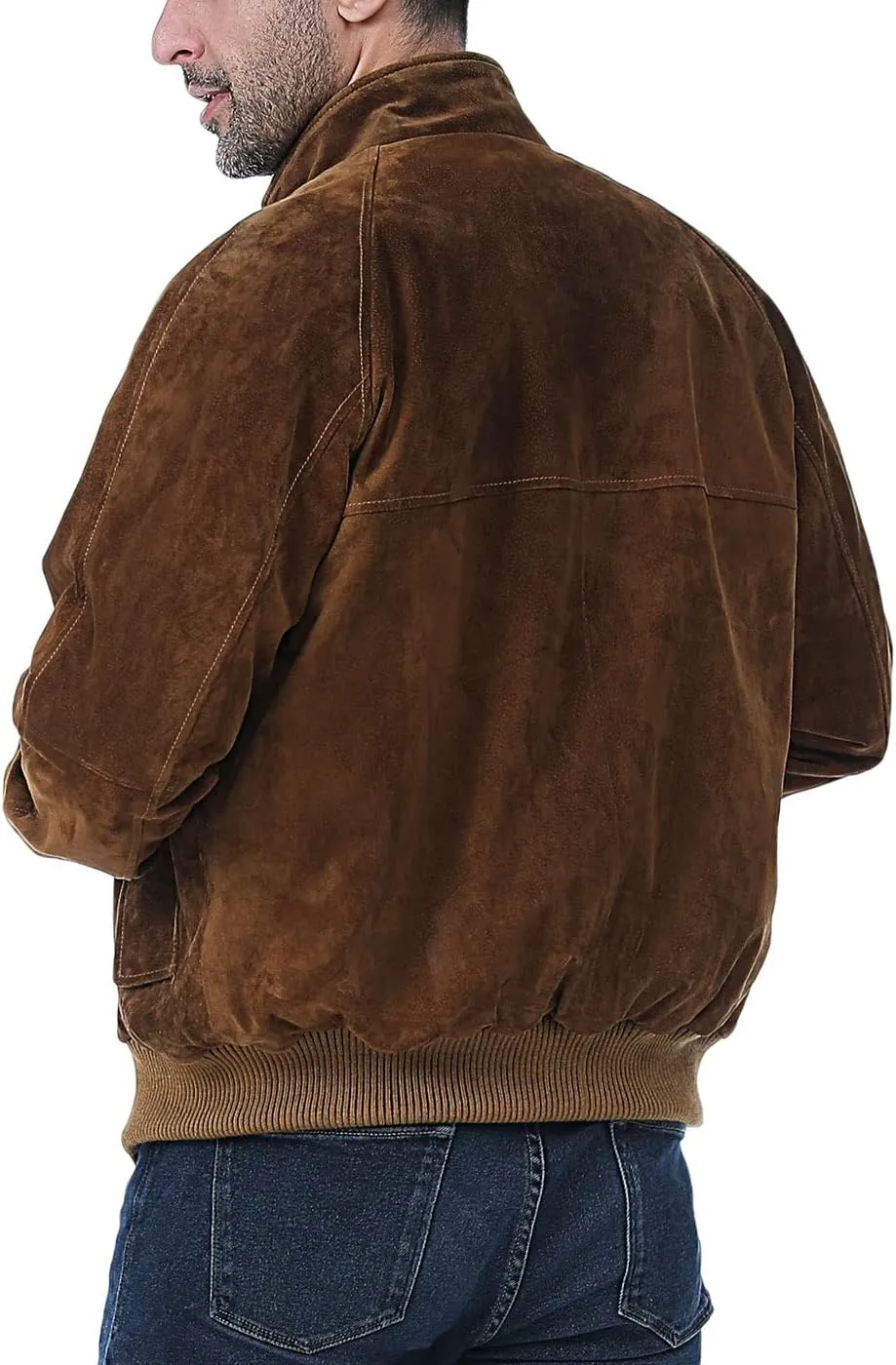 Landing Leathers Men WWII Leather Bomber Jacket (Also available in Big and Tall)
