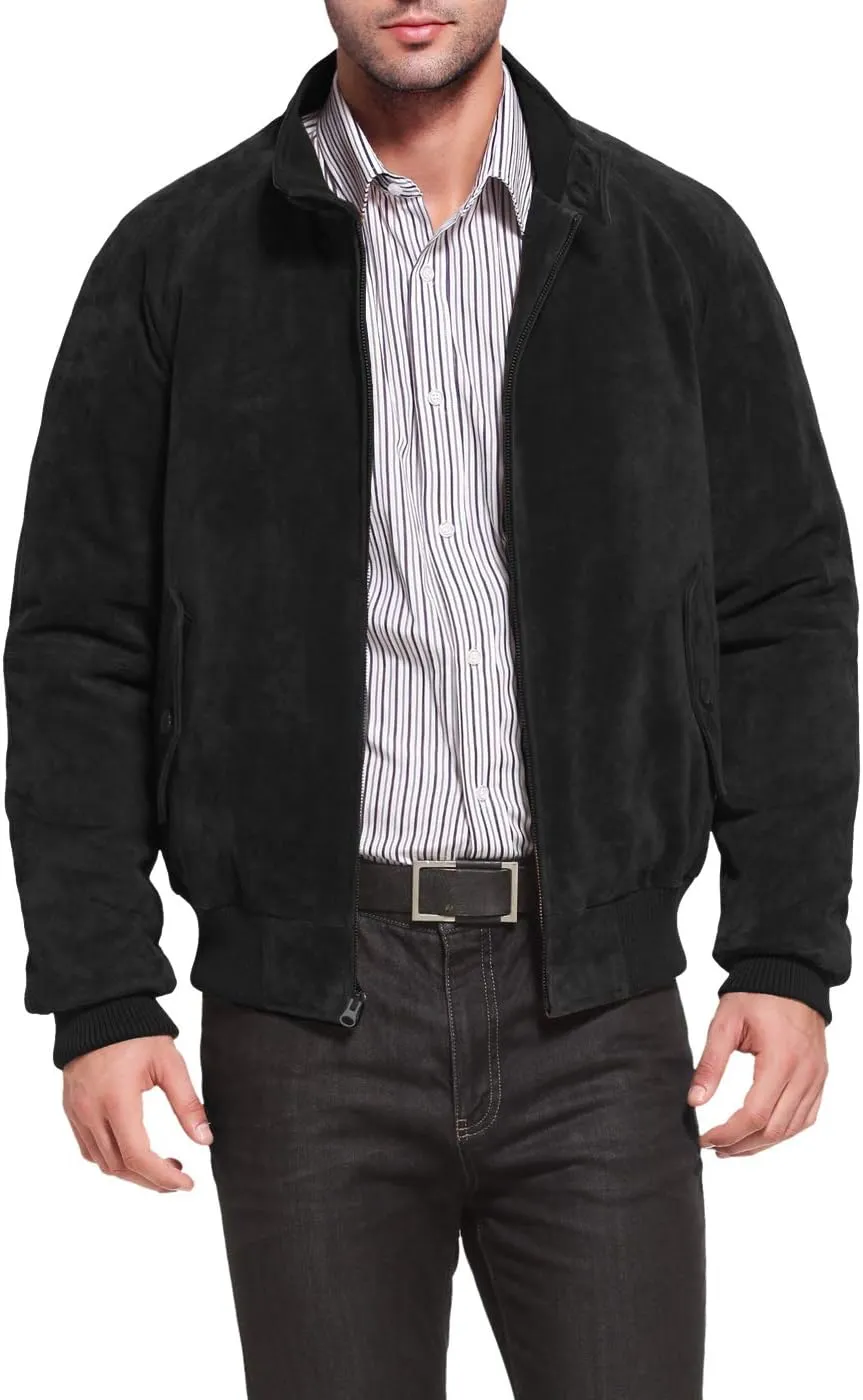 Landing Leathers Men WWII Leather Bomber Jacket (Also available in Big and Tall)