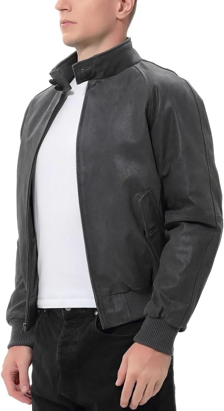 Landing Leathers Men WWII Leather Bomber Jacket (Also available in Big and Tall)