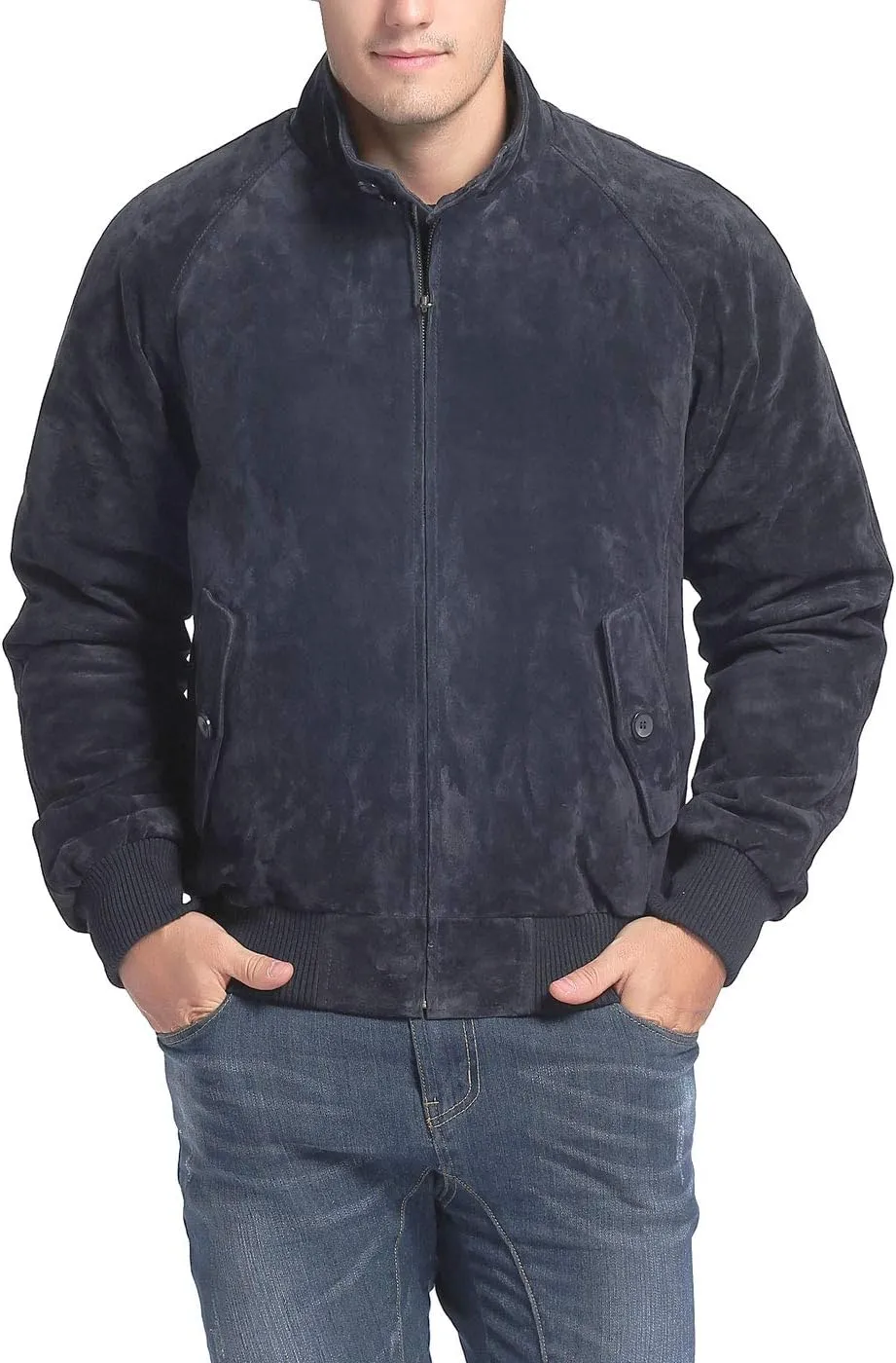 Landing Leathers Men WWII Leather Bomber Jacket (Also available in Big and Tall)