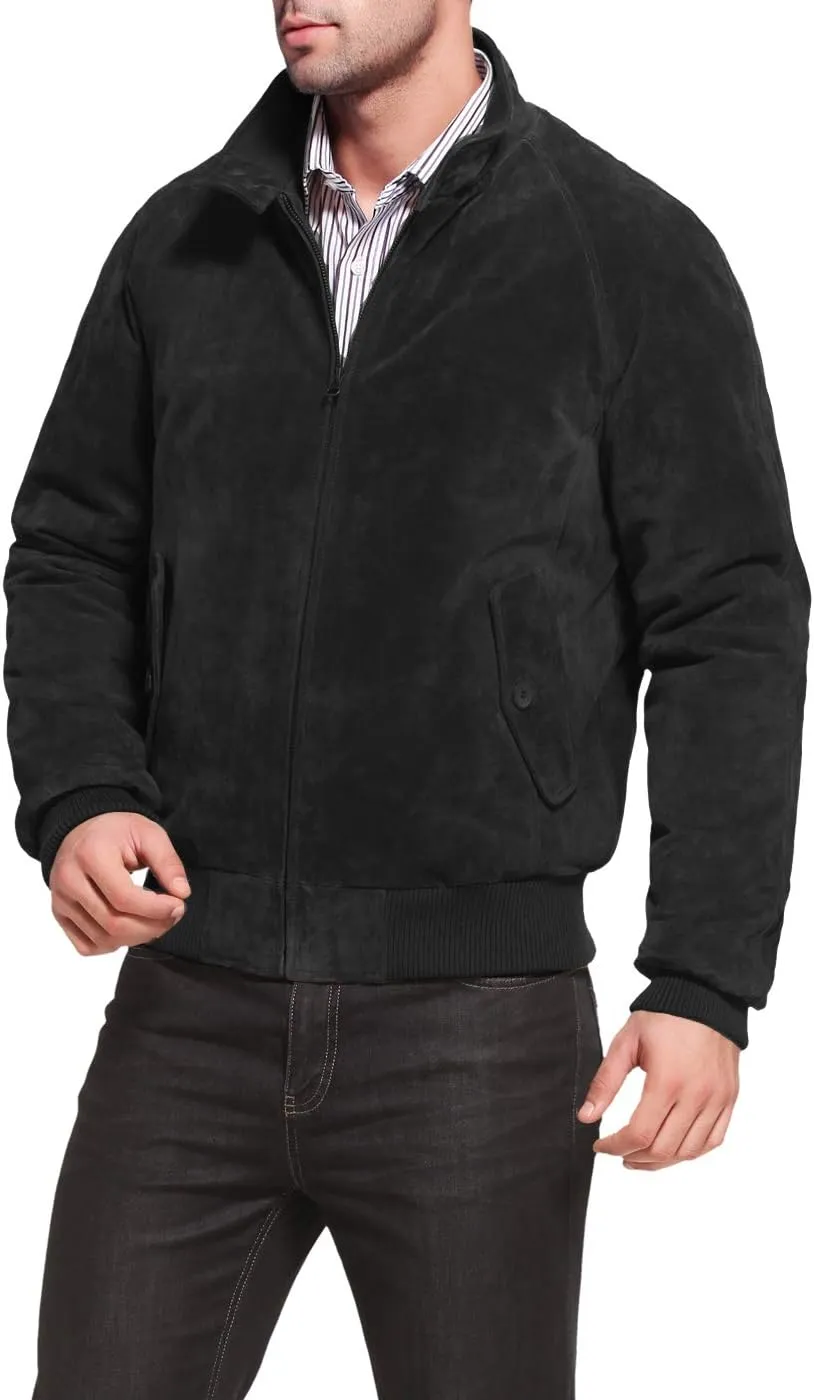 Landing Leathers Men WWII Leather Bomber Jacket (Also available in Big and Tall)