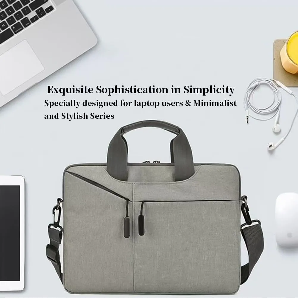 Laptop Briefcase Bag, Business Messenger Shoulder Bag Handbag for Computer PC or Tablet (17.06 18.37 19.69 INCH)