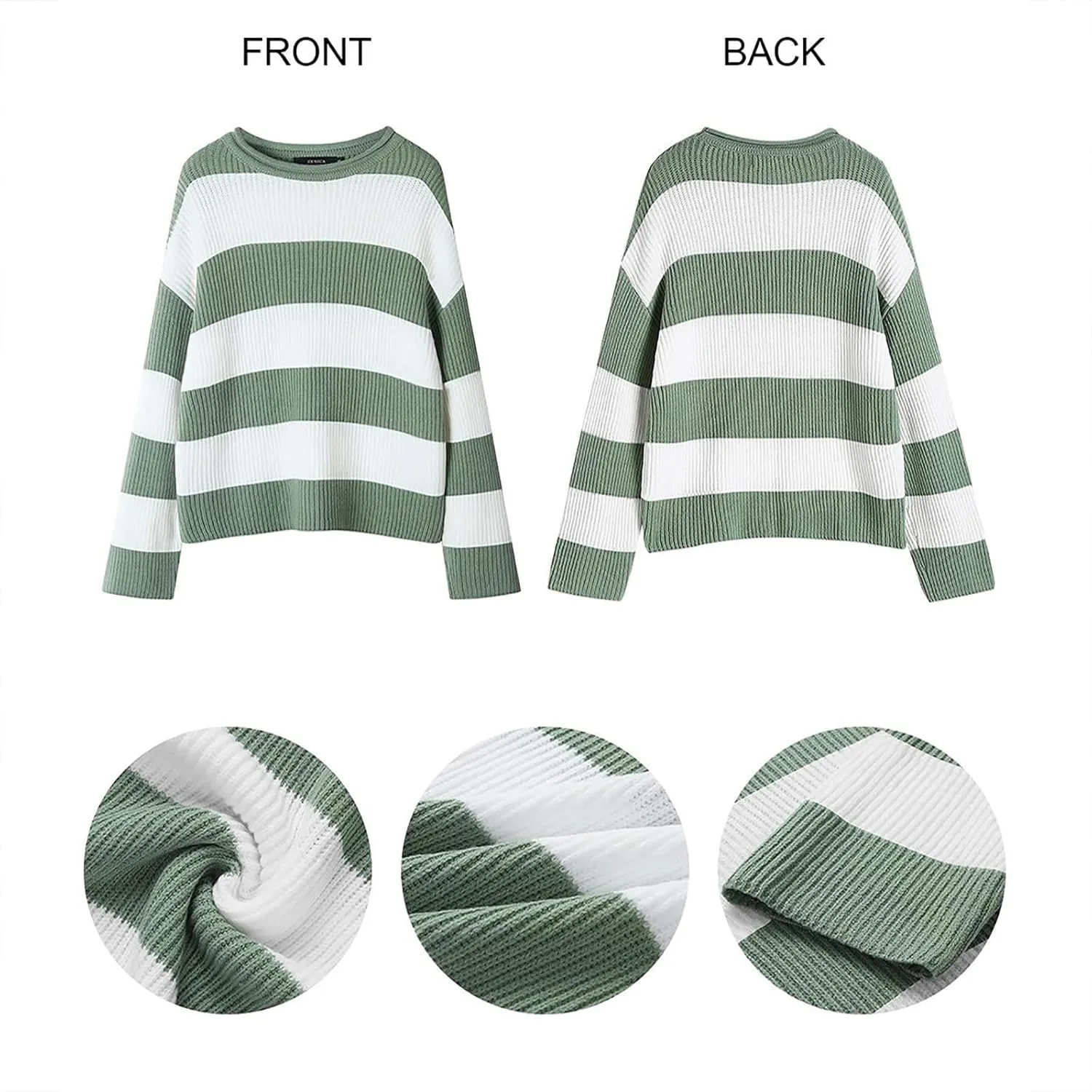 Lastesso Fall Sweaters for Women 2024 Lightweight Cable Knit Preppy Tops Long Sleeve Color Block Sweater Basics Knit Tops