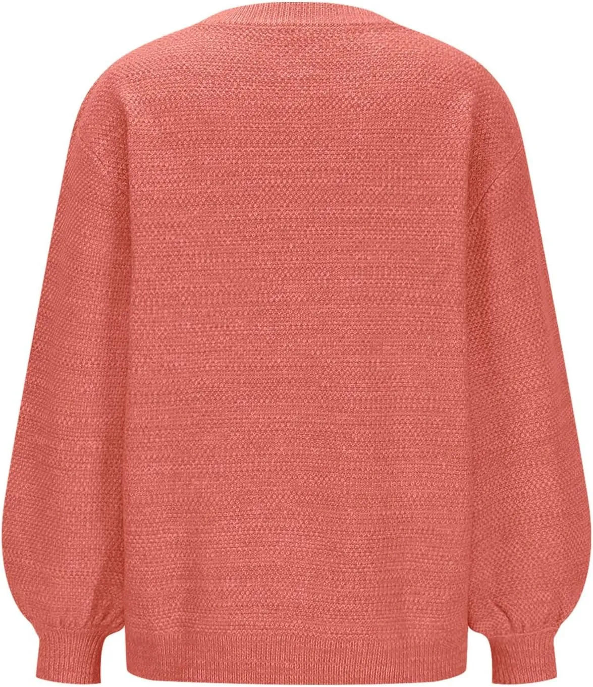 Lastesso Fall Sweaters for Women 2024 Soft Knitted Preppy Sweater Long Sleeve Crew Neck Fashion Outfit Crochet Clothes