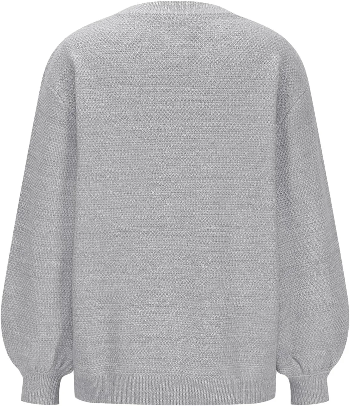 Lastesso Fall Sweaters for Women 2024 Soft Knitted Preppy Sweater Long Sleeve Crew Neck Fashion Outfit Crochet Clothes