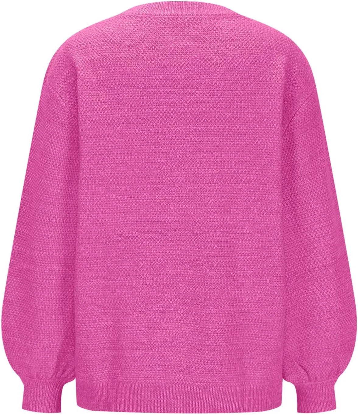 Lastesso Fall Sweaters for Women 2024 Soft Knitted Preppy Sweater Long Sleeve Crew Neck Fashion Outfit Crochet Clothes