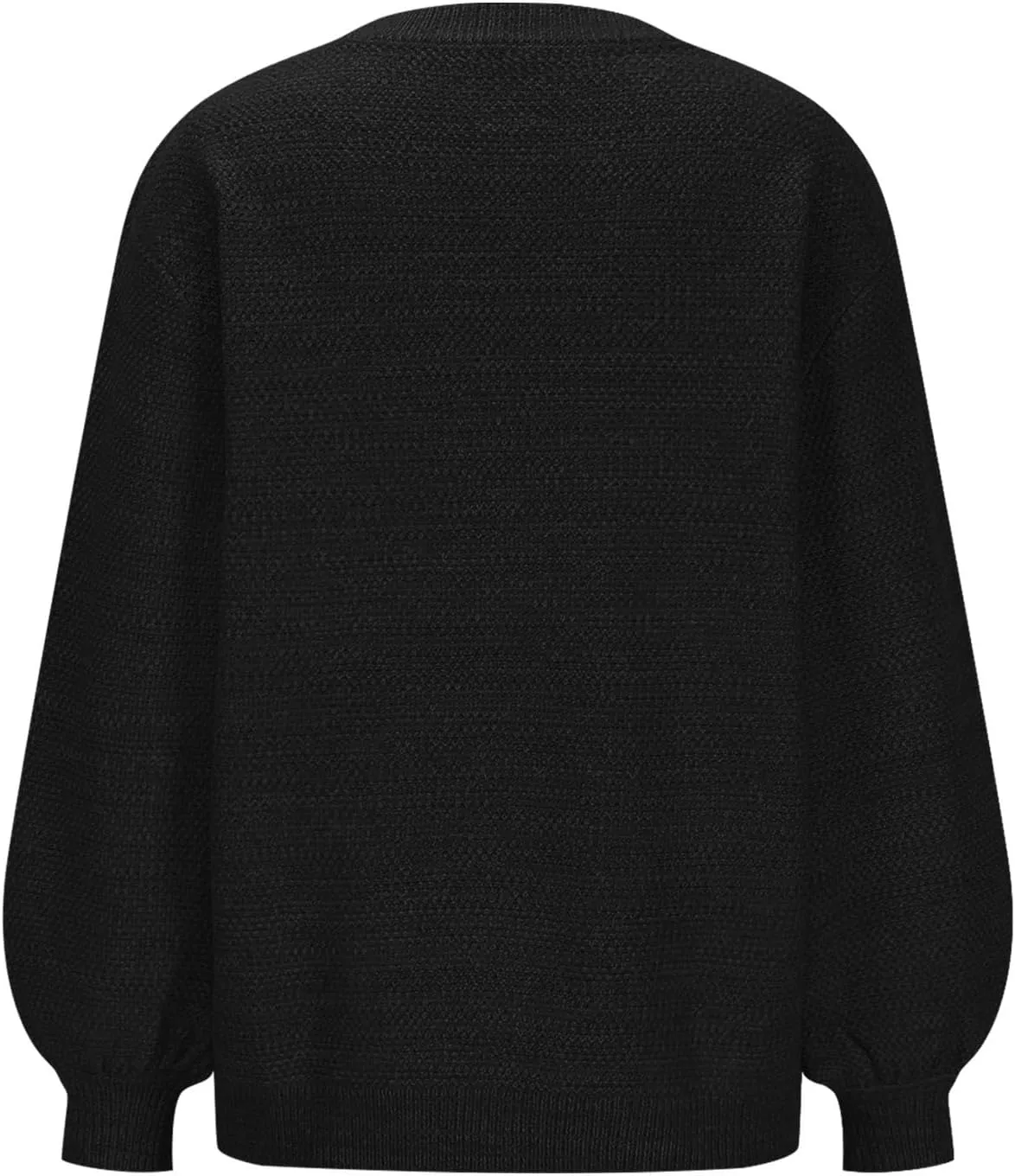 Lastesso Fall Sweaters for Women 2024 Soft Knitted Preppy Sweater Long Sleeve Crew Neck Fashion Outfit Crochet Clothes