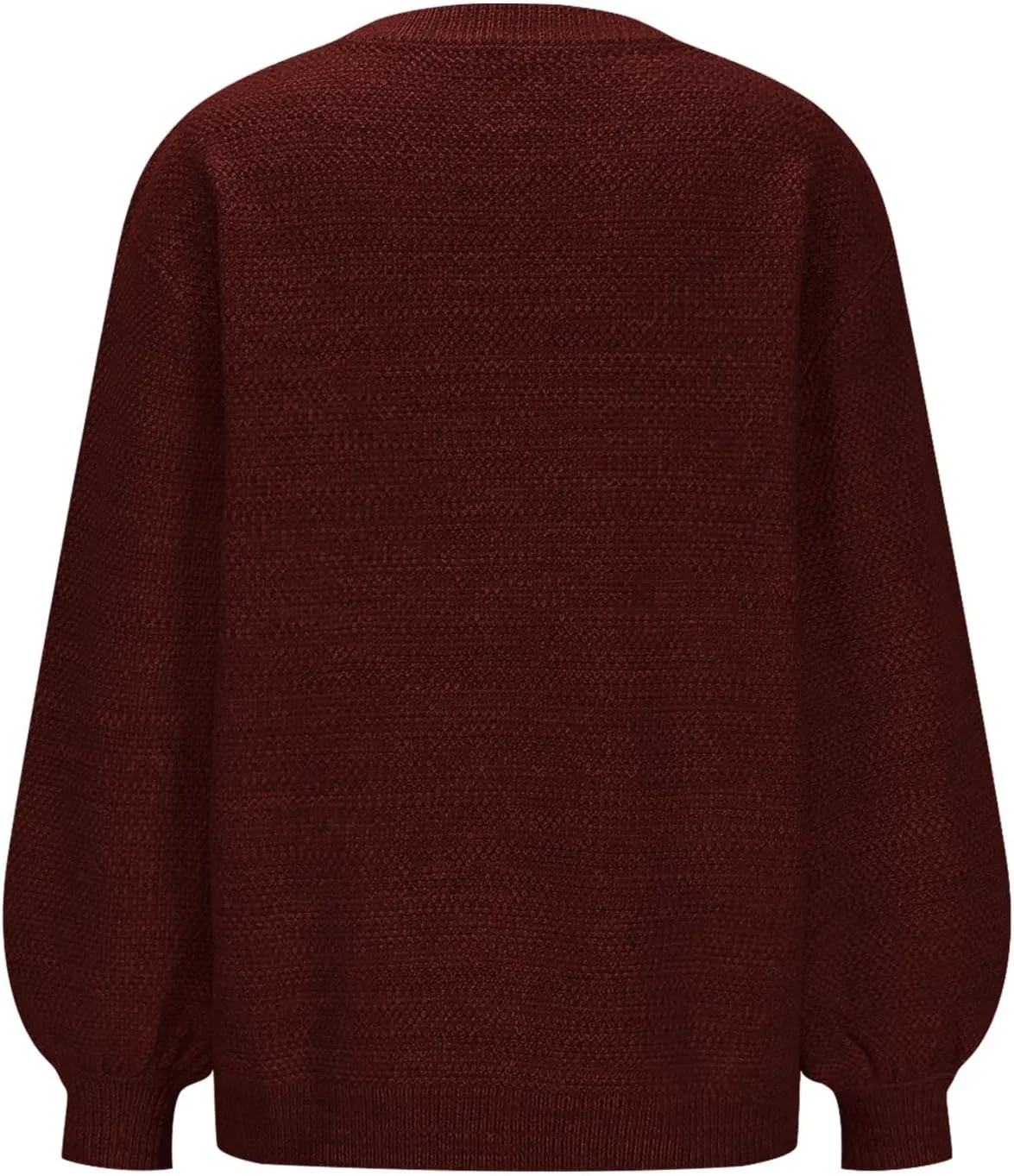 Lastesso Fall Sweaters for Women 2024 Soft Knitted Preppy Sweater Long Sleeve Crew Neck Fashion Outfit Crochet Clothes