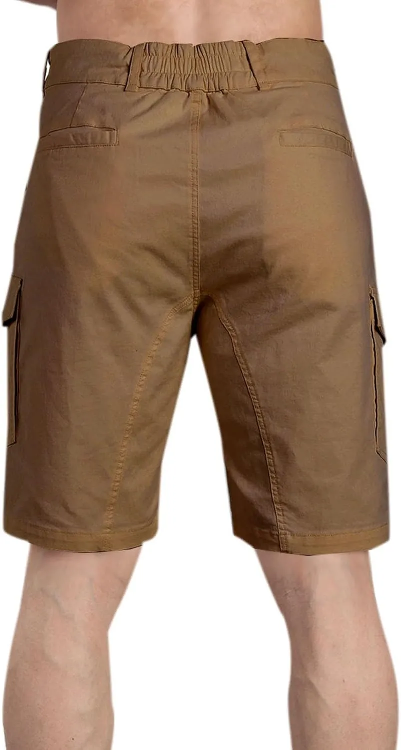 Lastesso Mens Athletic Shorts Casual Button Up Golf Shorts Lightweight Summer Workwear with Pockets Business Lounge Shorts