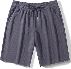 Lastesso Mens Athletic Shorts Mesh Dry Fit Shorts Workout Running Pants with Pockets Breathable Summer Outdoor Sports Shorts