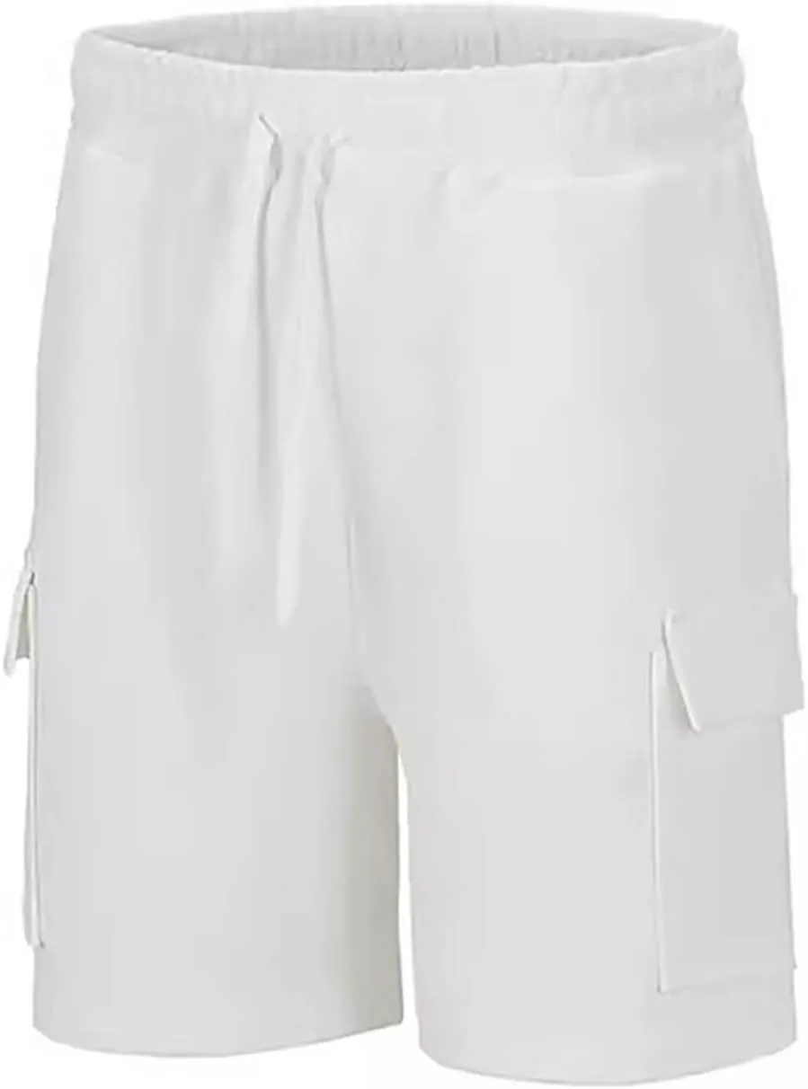 Lastesso Mens Shorts Running Quick Dry Shorts Drawstring Lightweight Pants with Pockets Casual Low Rise Workout Shorts