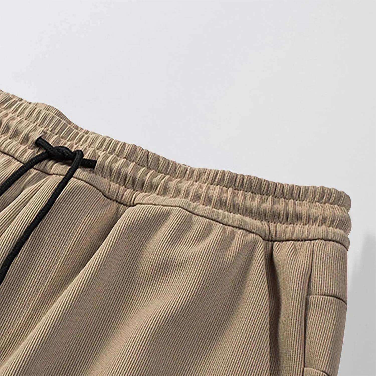 Lastesso Mens Shorts Running Quick Dry Shorts Drawstring Lightweight Pants with Pockets Casual Low Rise Workout Shorts
