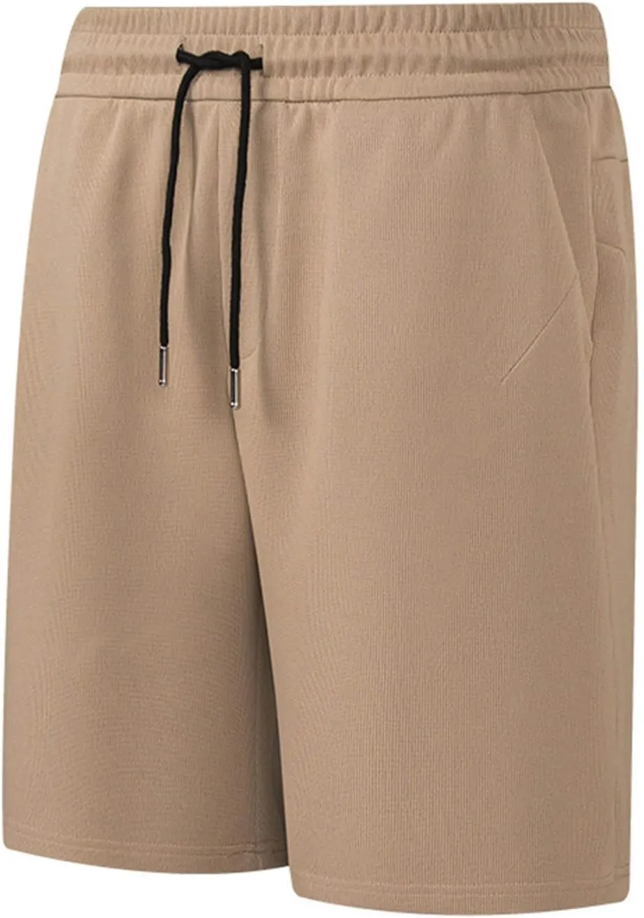 Lastesso Mens Shorts Running Quick Dry Shorts Drawstring Lightweight Pants with Pockets Casual Low Rise Workout Shorts