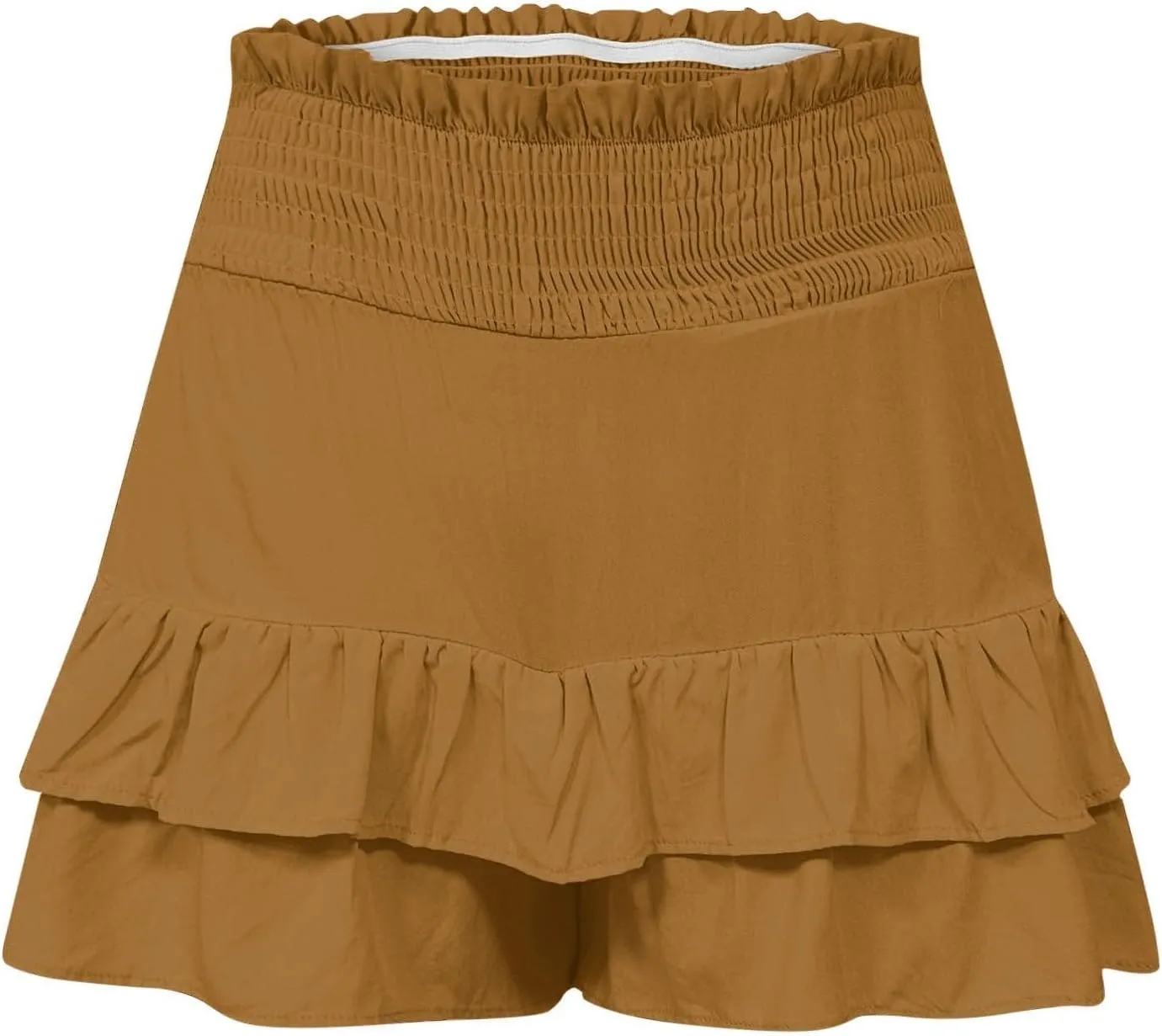 Lastesso Shorts for Women Trendy Cute Flowy Dance Shorts Ruched High Waisted Summer Vacation Shorts Comfy Cotton Short Pants