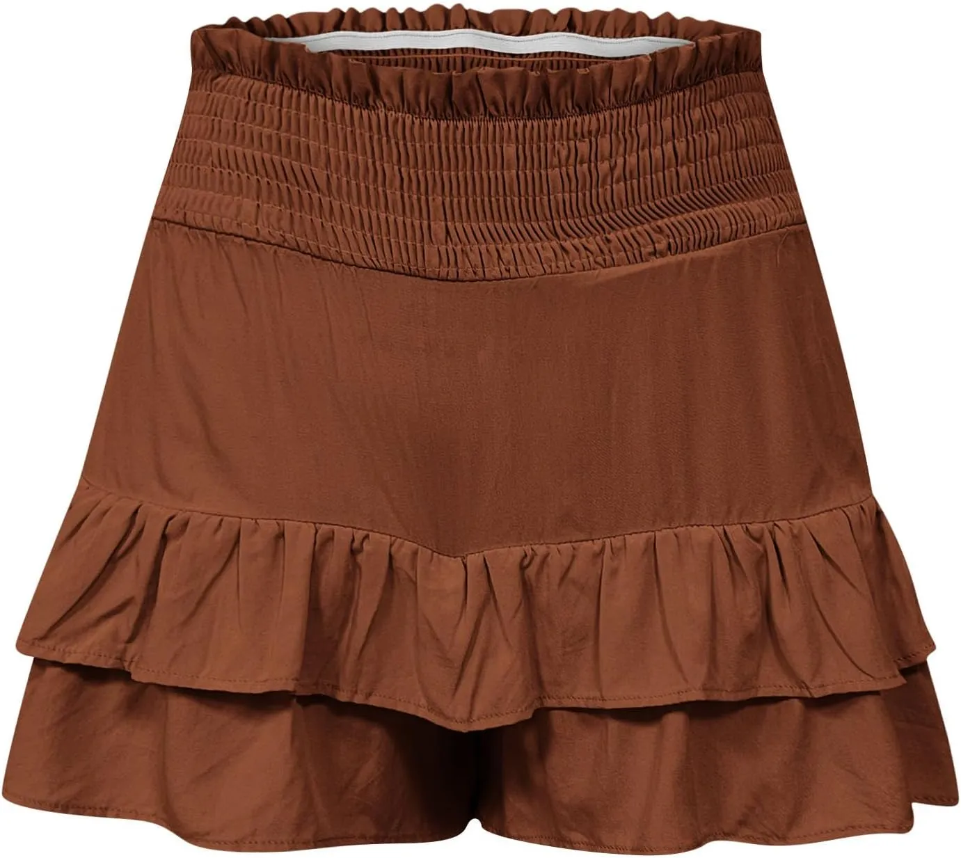 Lastesso Shorts for Women Trendy Cute Flowy Dance Shorts Ruched High Waisted Summer Vacation Shorts Comfy Cotton Short Pants