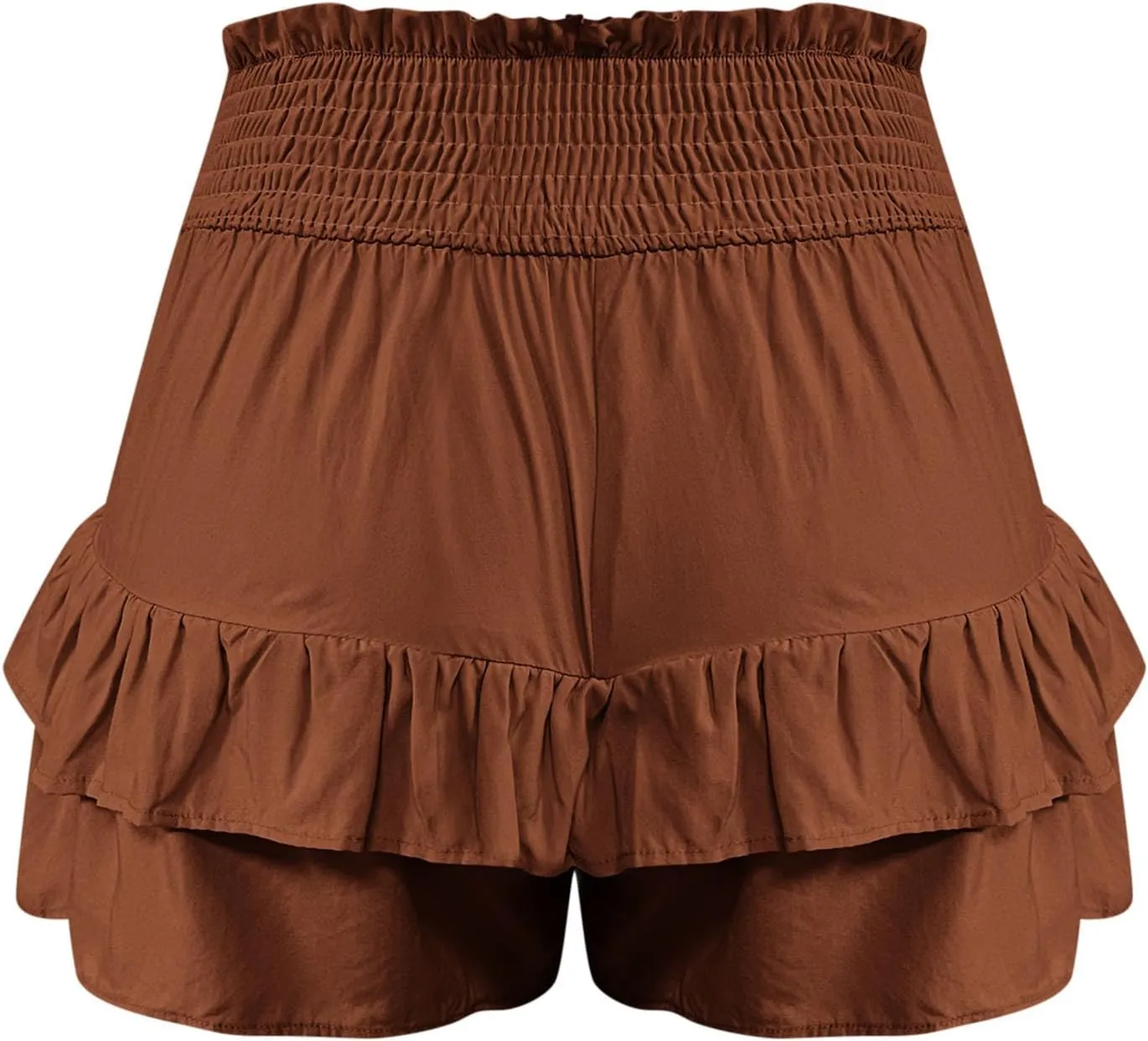 Lastesso Shorts for Women Trendy Cute Flowy Dance Shorts Ruched High Waisted Summer Vacation Shorts Comfy Cotton Short Pants