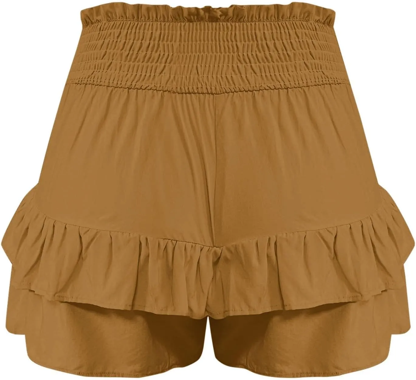 Lastesso Shorts for Women Trendy Cute Flowy Dance Shorts Ruched High Waisted Summer Vacation Shorts Comfy Cotton Short Pants
