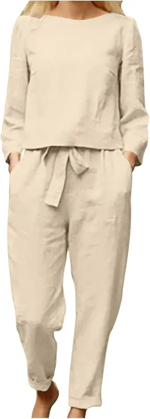 Lastesso Sweatsuits for Women Set 2 Piece Lightweight Loungewear Sets Matching Jogging Suit Casual Solid Track Suits Outfits