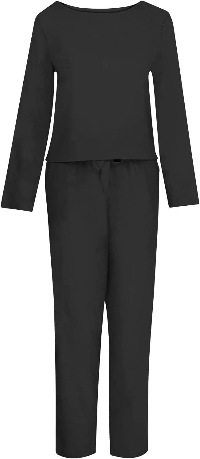 Lastesso Sweatsuits for Women Set 2 Piece Lightweight Loungewear Sets Matching Jogging Suit Casual Solid Track Suits Outfits