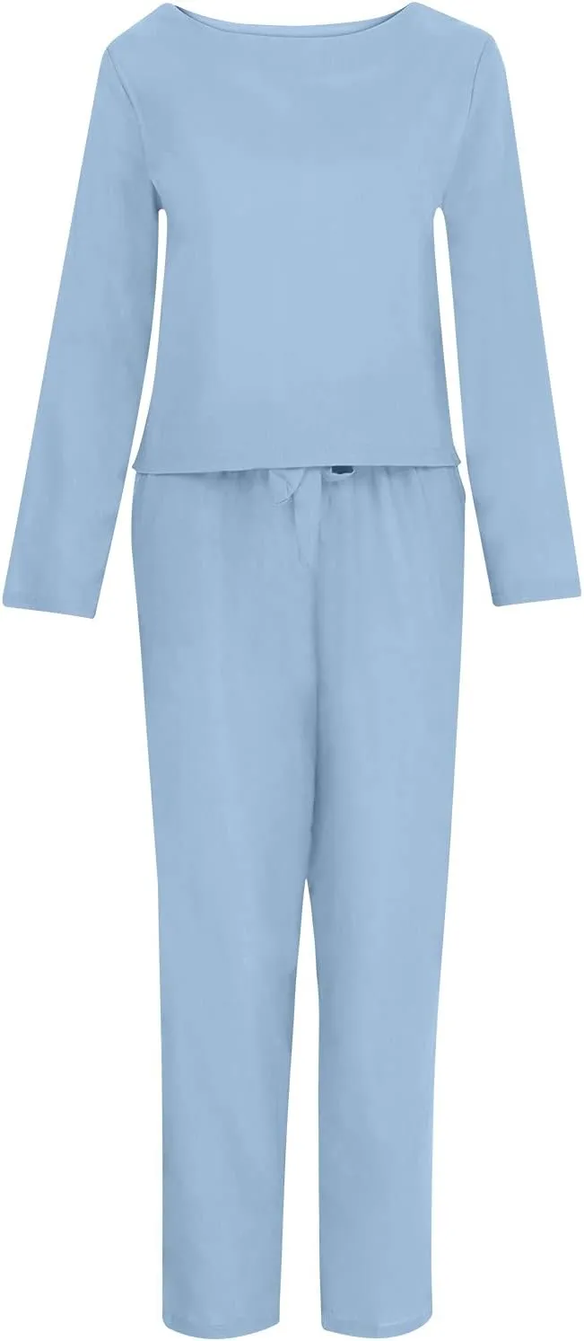 Lastesso Sweatsuits for Women Set 2 Piece Lightweight Loungewear Sets Matching Jogging Suit Casual Solid Track Suits Outfits