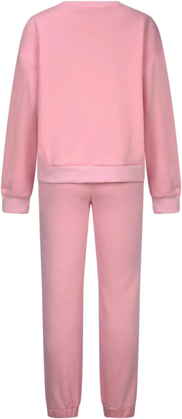 Lastesso Sweatsuits for Women Set 2 Piece Solid Loose Fit Tracksuit Soft Jogging Suits Casual Going Out Travel Clothes