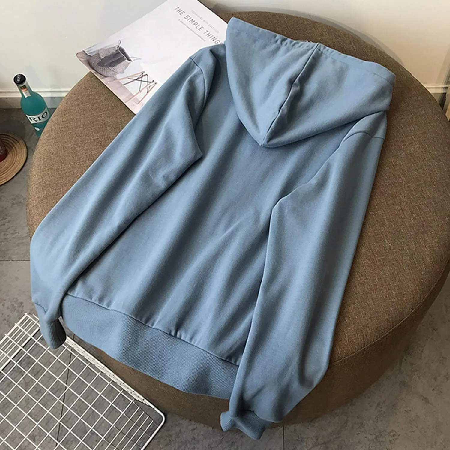 Lastesso Track Suits for Women Set Comfy Loose Sweatsuit 2 Piece Set Full Zip Up Long Sleeve Jacket Hood Sports Sweatpants