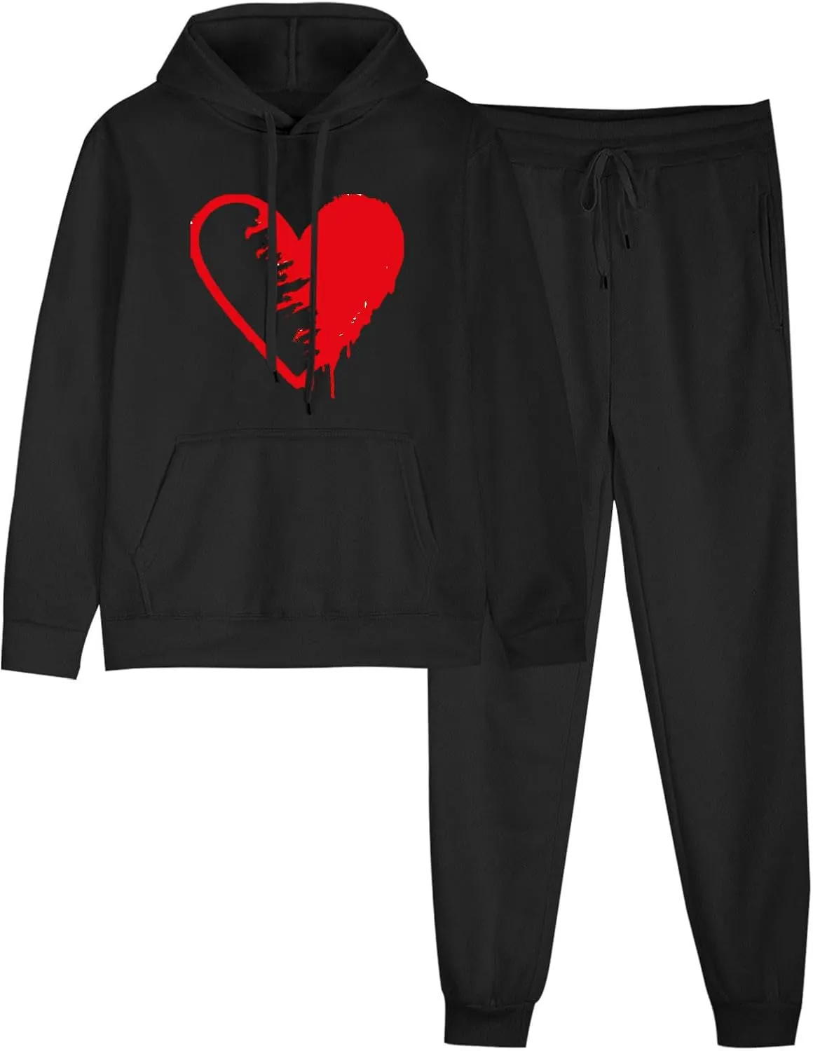 Lastesso Workout Sets for Women Relaxed Fit Sweatshirt and Pants for Yoga Workout Running Two Piece Tracksuit Sweatsuits