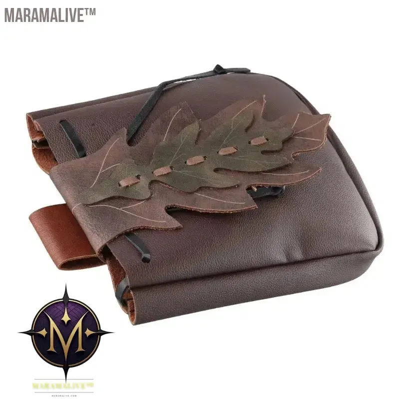 Leather Medieval Waist Pack Vintage Handwork Belt Pouch Bag Waist Bag Belt Pouch