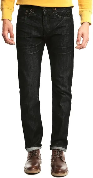 Levi's Men's 501 Original Fit Straight Leg Button Fly Jeans Iconic Black 34x32