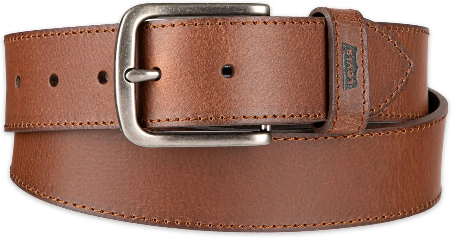 Levi’s Men’s Casual Everyday Leather Jean Belt