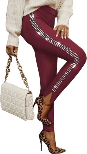 LifeShe Women's Casual Hip Hop High Waist Cargo Pants Joggers Sweatpants Streetwear