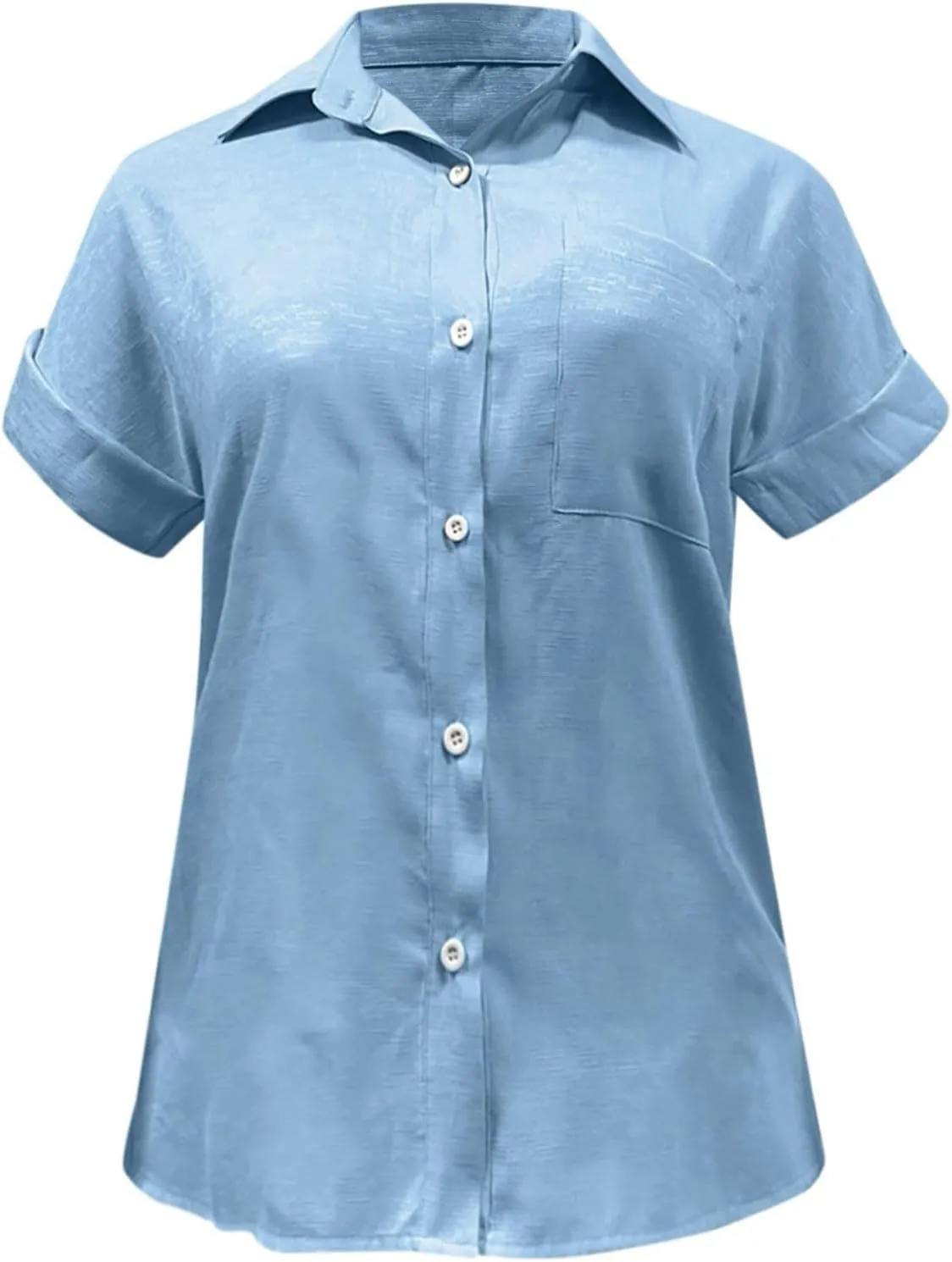 Linen Tops for Women 2025 Summer High Low Cotton Linen Shirt Button Down Embroidered Blouse Long Sleeve Tunic Tops
