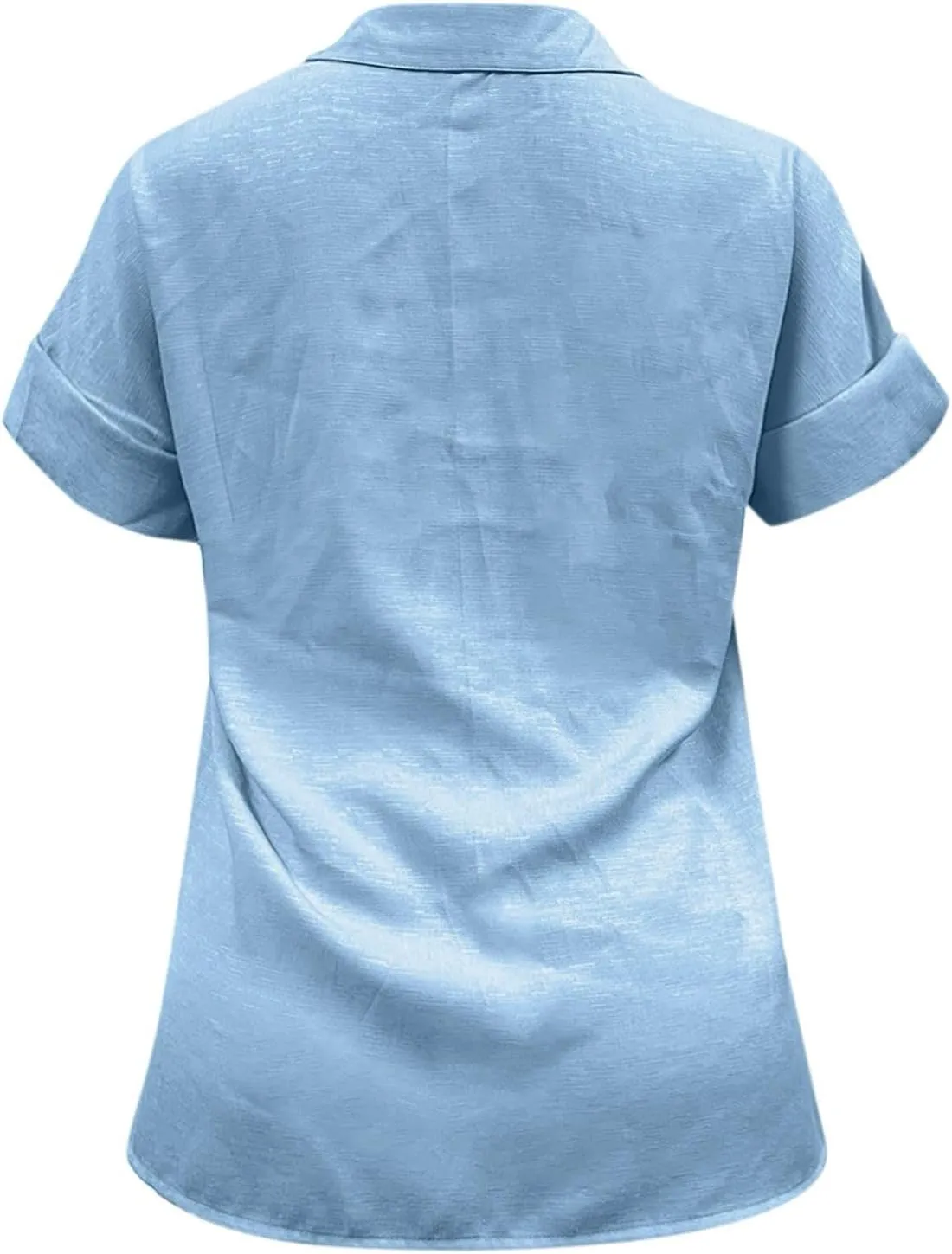 Linen Tops for Women 2025 Summer High Low Cotton Linen Shirt Button Down Embroidered Blouse Long Sleeve Tunic Tops