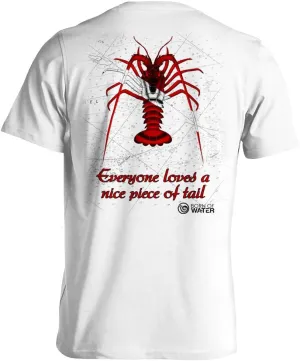 Lobster Scuba Diving T-Shirt: Mens Short Sleeve for Fishing, Spearfishing, Boating, and Beach