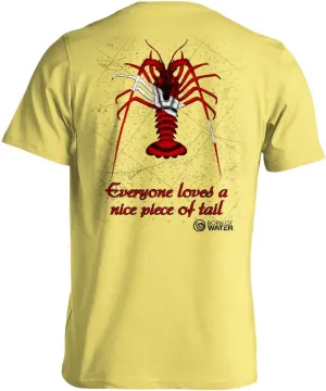 Lobster Scuba Diving T-Shirt: Mens Short Sleeve for Fishing, Spearfishing, Boating, and Beach