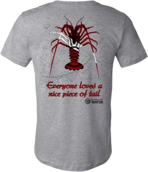 Lobster Scuba Diving T-Shirt: Mens Short Sleeve for Fishing, Spearfishing, Boating, and Beach