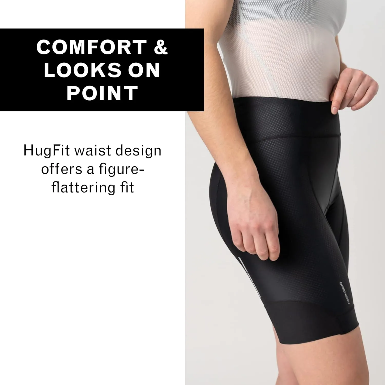 Louis Garneau, Women's Optimum 2 Shorts, Stretchable, Padded, Breathable & Quick Drying