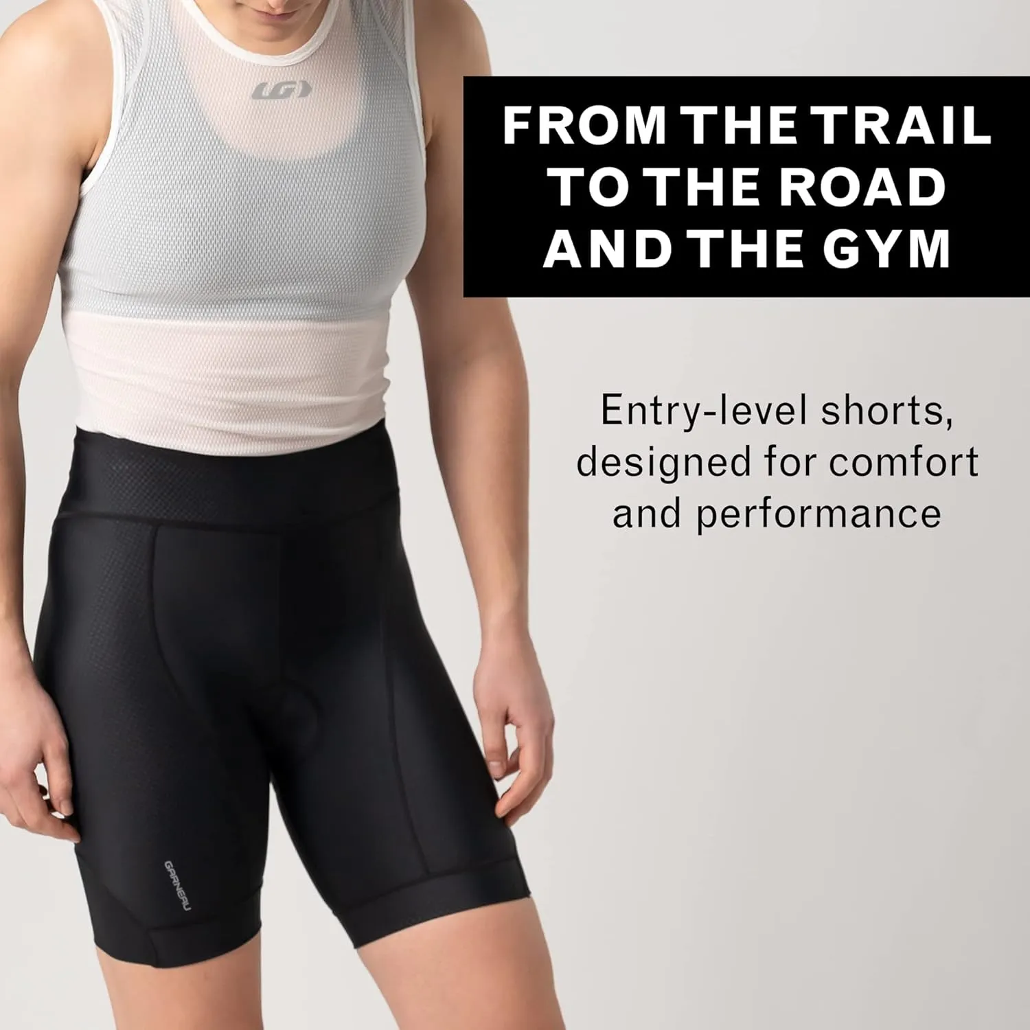 Louis Garneau, Women's Optimum 2 Shorts, Stretchable, Padded, Breathable & Quick Drying