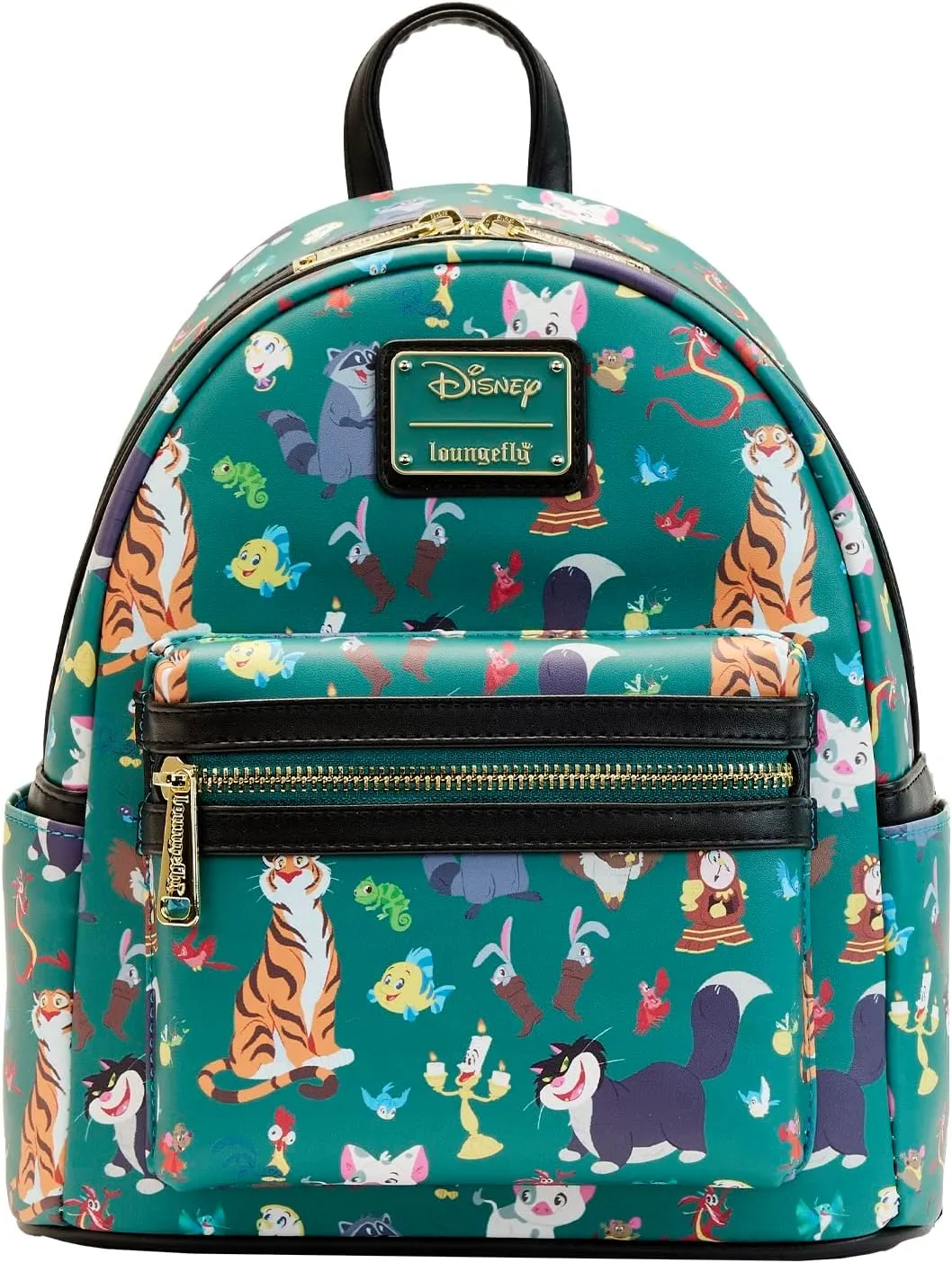 Loungefly Disney Mini Backpack Princess Sidekicks All Over Print Shoulder Bag